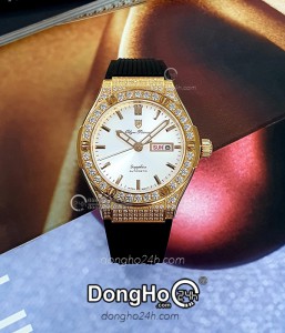 Đồng hồ Olym Pianus OP990-45ADDGR-GL-T - Nam - Kính Sapphire - Automatic (Tự Động) Dây Cao Su - Chính Hãng