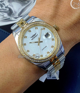 Đồng hồ Newsky NS5026G.S03 - Nam - Kính Sapphire - Quartz (Pin) Dây Kim Loại - Chính Hãng - Size 40mm