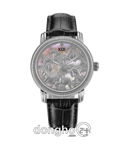 Đồng hồ Koi Bát Mã K009.401.63.2.05.3.04 - Nam - Kính Sapphire - Quartz (Pin) Dây Da - Mặt Số 40mm