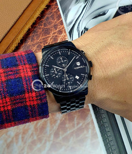Đồng hồ Tophill TL022G.S5152 - Nam - Kính Sapphire - Quartz (Pin) Dây Kim Loại - Chính Hãng - Size 41mm
