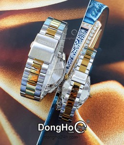 Đồng hồ Seiko Cặp (SUR446P1 - SUR454P1) Kính Sapphire - Quartz (Pin) Chính Hãng
