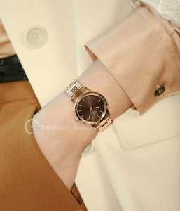 Đồng hồ Daniel Wellington Iconic Link Amber Size 32mm- DW00100462 - Nữ - Quartz (Pin) Dây Kim Loại - Chính Hãng