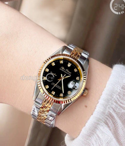 Đồng hồ Olym Pianus OP68322L29SK-D - Nữ - Kính Sapphire - Quartz (Pin) Dây Kim Loại - Chính Hãng - Size 30mm