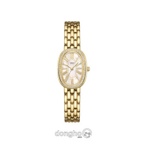 Đồng hồ Saga Stella 72109-GPMWGP-2 - Nữ - Quartz (Pin) Đính Pha Lê - Mặt Số 28mm x 35mm