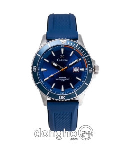 Đồng hồ G-Kinze GK2001MX - Nam - Kính Sapphire - Quartz (Pin) Dây Cao Su- Chính Hãng - Size Mặt 43mm