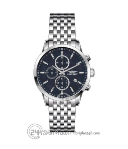 Đồng hồ Newsky NS6005G.S02 - Nam - Kính Sapphire - Quartz (Pin) Dây Kim Loại - Chính Hãng - Size 42mm