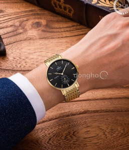 Đồng hồ SRWATCH SG1077.1401TE - Nam - Kính Sapphire - Quartz (Pin) Dây Kim Loại - Chính Hãng - Size Mặt 40mm