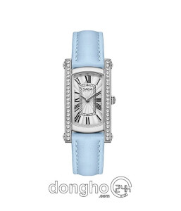 Đồng hồ Saga Stella 71836-SVWHBL-2 - Nữ - Kính Cứng - Quartz (Pin) Đính Đá Pha Lê - Mặt Số 20*37mm