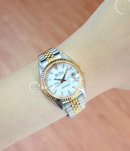 Đồng hồ Olym Pianus OP68322L29SR-T-CV - Nữ - Kính Sapphire - Quartz (Pin) Dây Kim Loại - Chính Hãng - Size 30mm