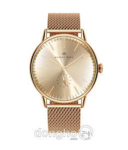 Đồng hồ August Berg 10140D02MGD - Nam - Kính Sapphire - Quartz (Pin) Dây Kim Loại - Chính Hãng - Size 40mm