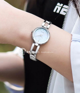 Đồng hồ Citizen EM0631-83D - Nữ - Eco-Drive (Năng Lượng Ánh Sáng) Dây Kim Loại - Chính Hãng - Size 28mm