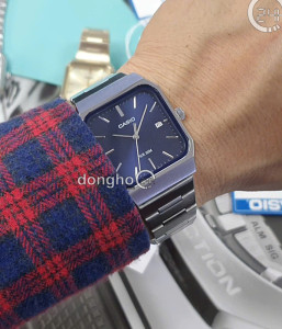 Đồng hồ Casio MTP-B185D-2A1VDF - Nam - Quartz (Pin) Dây Kim Loại - Chính Hãng - Size 32.5*40m