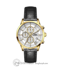 Đồng hồ Newsky NS6005G.L02 - Nam - Kính Sapphire - Quartz (Pin) Dây Da - Chính Hãng - Size 42mm