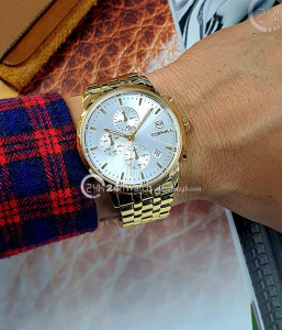 Đồng hồ Tophill TL022G.S2652 - Nam - Kính Sapphire - Quartz (Pin) Dây Kim Loại - Chính Hãng - Size 41mm