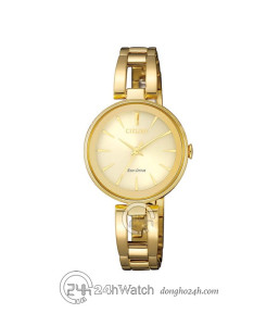 Đồng hồ Citizen EM0632-81P - Nữ - Eco-Drive (Năng Lượng Ánh Sáng) Dây Kim Loại - Chính Hãng - Size 28mm