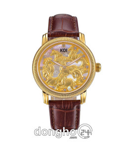 Đồng hồ Koi Bát Mã K009.436.63.2.29.36.04 - Nam - Kính Sapphire - Quartz (Pin) Dây Da - Mặt Số 40mm