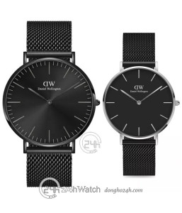 Đồng hồ Daniel Wellington Cặp (DW00100632 - DW00100202) - Quartz (Pin) Dây Kim Loại - Chính Hãng