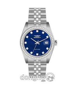 Đồng hồ Newsky NS5026G.S02 - Nam - Kính Sapphire - Quartz (Pin) Dây Kim Loại - Chính Hãng - Size 40mm