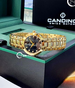 Đồng hồ Candino C4501/4 - Nữ - Kính Sapphire - Quartz (Pin) Dây Kim Loại - Chính Hãng