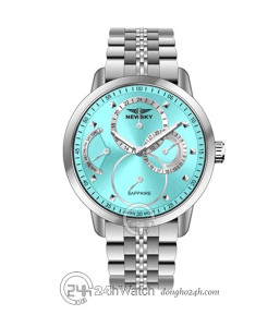 Đồng hồ Newsky NS6003G.S06 - Nam - Kính Sapphire - Quartz (Pin) Dây Kim Loại - Chính Hãng - Size 41mm