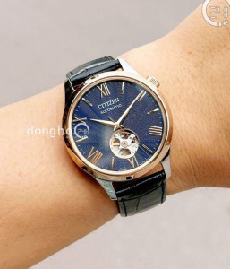 Đồng hồ Citizen NH9136-02L - Nam - Kính Sapphire - Automatic (Tự Động) Dây Da - Chính Hãng - Size Mặt 40mm