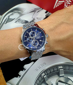 Đồng hồ Newsky NS6005G.S02 - Nam - Kính Sapphire - Quartz (Pin) Dây Kim Loại - Chính Hãng - Size 42mm