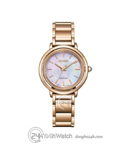 Đồng hồ Citizen EM1103-86Y - Nữ - Kính Sapphire - Eco-Drive (Năng Lượng Ánh Sáng) Dây Kim Loại - Chính Hãng - Size 31.2mm