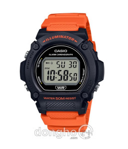 Đồng hồ Casio W-219H-4AVDF - Nam - Quartz (Pin 7 Năm) Dây Nhựa - Chính Hãng
