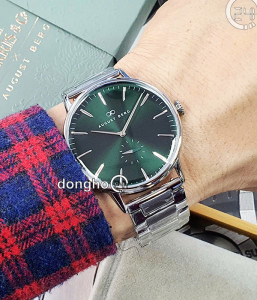 Đồng hồ August Berg 10140E11SSL - Nam - Kính Sapphire - Quartz (Pin) Dây Kim Loại - Chính Hãng - Size 40mm