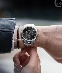 Đồng hồ Daniel Wellington Iconic Arctic DW00100645 - Nam - Quartz (Pin) Dây Kim Loại - Chính Hãng - Size 42mm