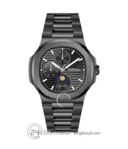 Đồng hồ Tophill TL028G.S5152 - Nam - Kính Sapphire - Quartz (Pin) Dây Kim Loại - Chính Hãng - Size 40mm