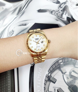 Đồng hồ Newsky NS5023L.S04 - Nữ - Kính Sapphire - Quartz (Pin) Dây Kim Loại - Chính Hãng - Size 30mm