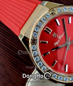 Đồng hồ Olym Pianus OP990-45DLR-GL-D - Nữ - Size 34mm - Kính Sapphire - Quartz (Pin) Dây Cao Su - Chính Hãng