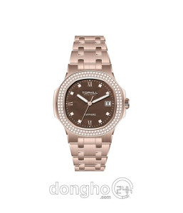 Đồng hồ Tophill TL029L.M3862 - Nữ - Kính Sapphire - Quartz (Pin) Dây Kim Loại - Chính Hãng - Size 34mm
