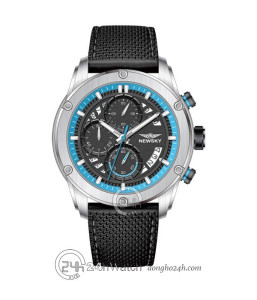 Đồng hồ Newsky NS6007G.L01 - Nam - Kính Sapphire - Quartz (Pin) Dây Nhựa - Chính Hãng - Size 44mm