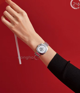 Đồng hồ Saga 71993-SVMWSV-2 - Nữ - Kính Cứng - Ronda Quartz (Pin) - Mặt Số 31.5*36 mm - Khảm Xà Cừ