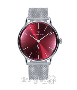 Đồng hồ August Berg 10140E15MSL - Nam - Kính Sapphire - Quartz (Pin) Dây Kim Loại - Chính Hãng - Size 40mm