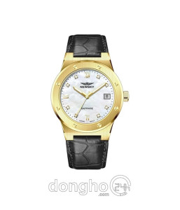 Đồng hồ Newsky NS5024L.L03 - Nữ - Kính Sapphire - Quartz (Pin) Dây Da - Chính Hãng - Size 34mm