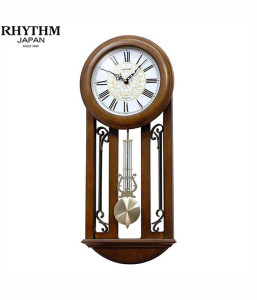 Đồng hồ treo tường Quả lắc Rhythm CMJ547NR06 - Size 25.8*61.3*7.5cm