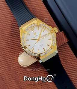 Đồng hồ Olym Pianus OP990-45ADGK-GL-T - Nam - Kính Sapphire - Automatic (Tự Động) Dây Cao Su - Chính Hãng