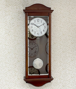 Đồng hồ treo tường Quả lắc Rhythm CMJ590NR06 - Size 28*78*12.2cm