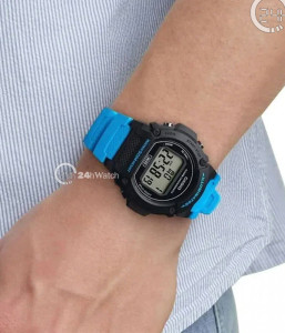 Đồng hồ Casio W-219H-2A2V - Nam - Quartz (Pin 7 Năm) Dây Nhựa - Chính Hãng