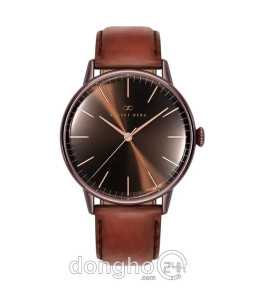 Đồng hồ August Berg 10240C07LBN11 - Nam - Kính Sapphire - Quartz (Pin) Dây Da - Chính Hãng - Size 40mm