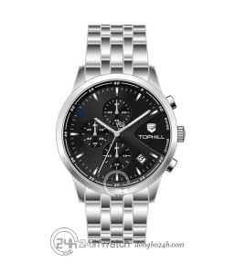 Đồng hồ Tophill TL022G.S1152 - Nam - Kính Sapphire - Quartz (Pin) Dây Kim Loại - Chính Hãng - Size 41mm