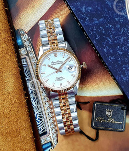 Đồng hồ Olym Pianus OP89322AGSR-T-CV - Nam - Kính Sapphire - Automatic (Tự Động) Dây Kim Loại - Chính Hãng - Size Mặt 40mm