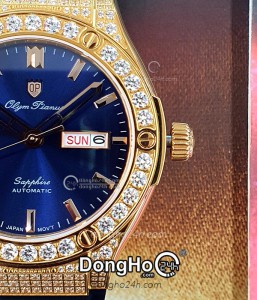 Đồng hồ Olym Pianus OP990-45ADDGR-GL-X - Nam - Kính Sapphire - Automatic (Tự Động) Dây Cao Su - Chính Hãng