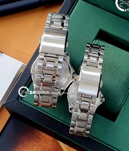 Đồng hồ Candino Cặp (C4491/3 - C4492/3) Kính Sapphire - Quartz (Pin) Dây Kim Loại - Chính Hãng