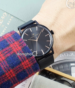 Đồng hồ August Berg 10240F01MBK - Nam - Kính Sapphire - Quartz (Pin) Dây Kim Loại - Chính Hãng - Size 40mm