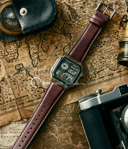 Đồng hồ Casio AE-1200WHL-5AVDF - Nam - Quartz (Pin 10 Năm) Dây Da - Chính Hãng - Size 42mm