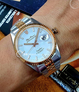Đồng hồ Olym Pianus OP89322AGSR-T-CV - Nam - Kính Sapphire - Automatic (Tự Động) Dây Kim Loại - Chính Hãng - Size 40mm